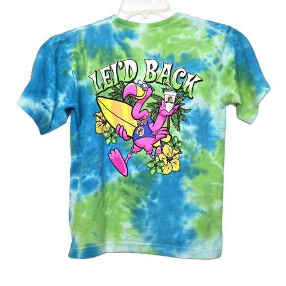 Buc-ee's T Shirt ~ Tie Dye Blue Green, Size Youth Medium Bucees ~ NWT - Picture 2 of 10